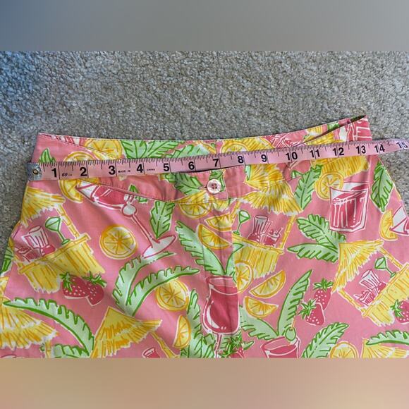 Lilly Pulitzer Womens Sz 2 Vintage Summer Coastal Tropical Straight Ankle Pants - Picture 8 of 11